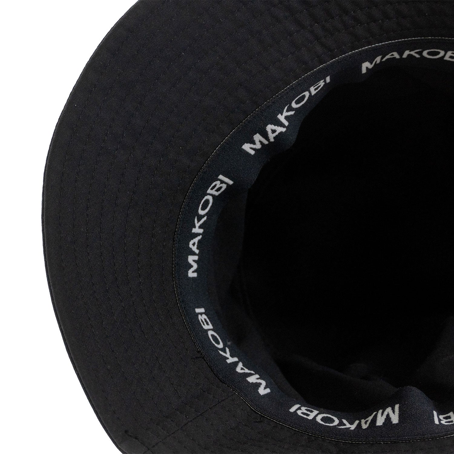 M033 Colton Nylon Bucket Hat - Black