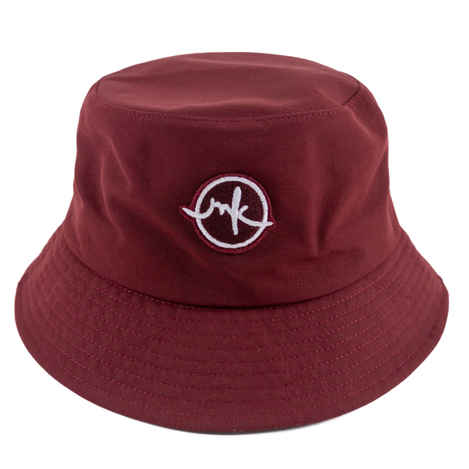 M033 Colton Nylon Bucket Hat - Burgundy