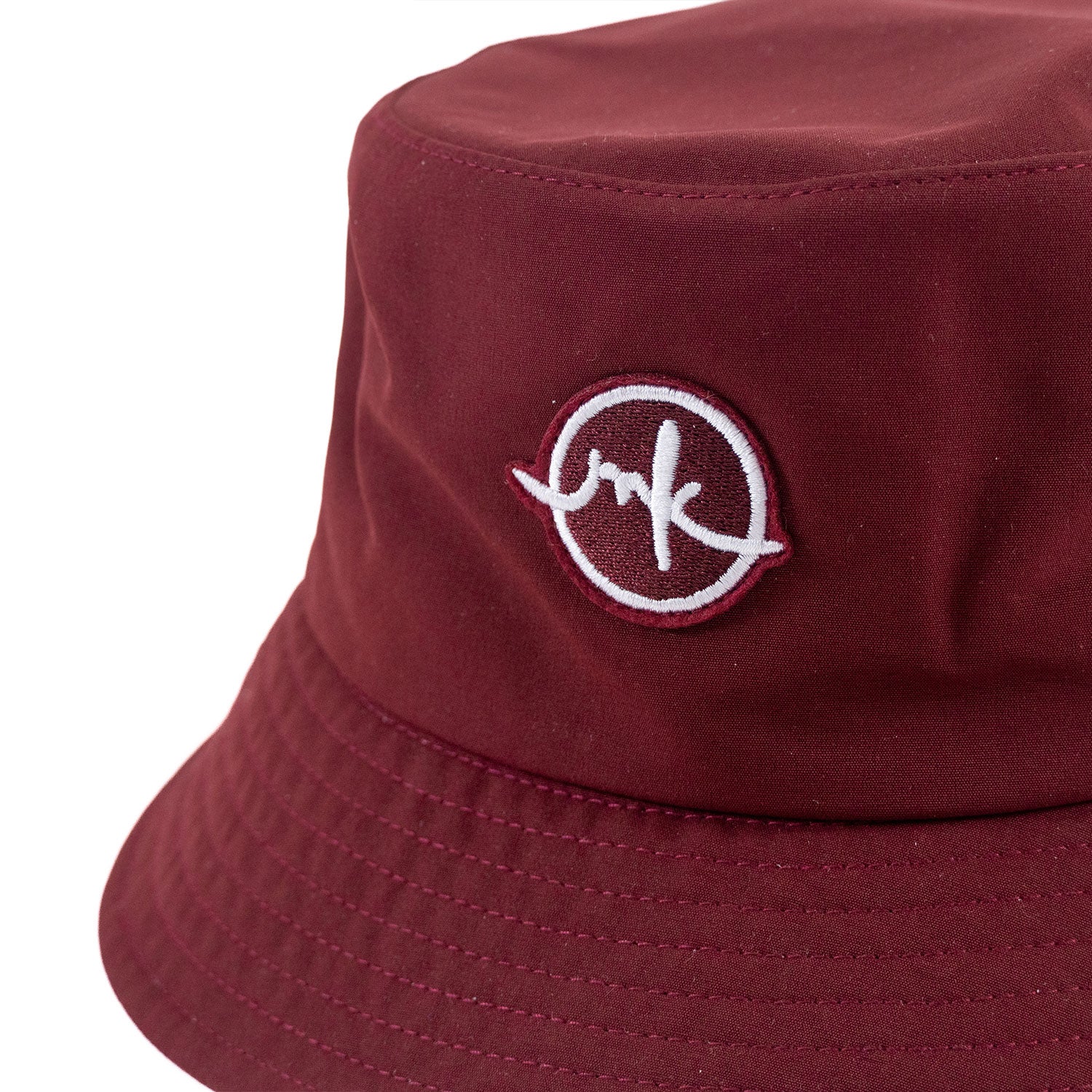 M033 Colton Nylon Bucket Hat - Burgundy
