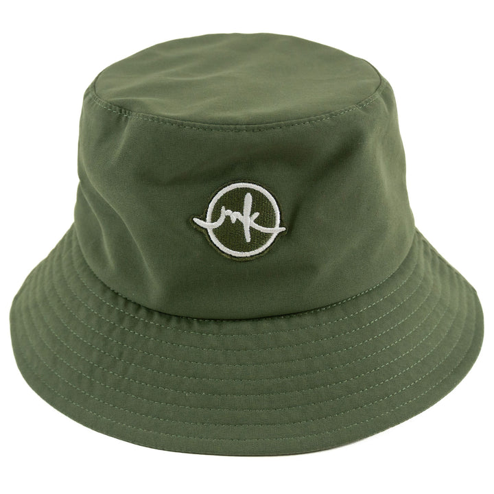 M033 Colton Nylon Bucket Hat - Dark Olive