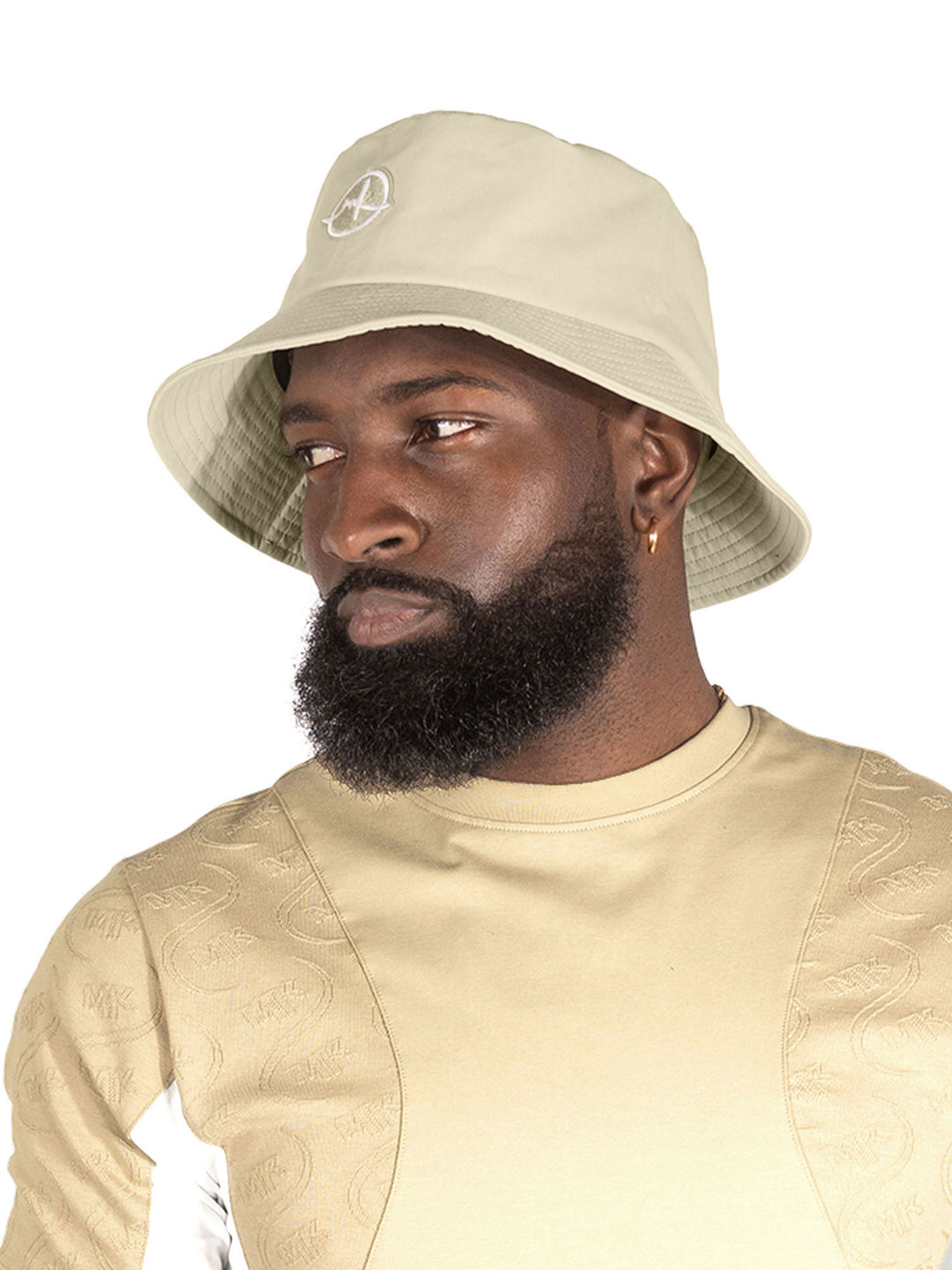 M033 Colton Nylon Bucket Hat - Khaki