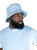 M033 Colton Nylon Bucket Hat - Blue