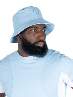 M033 Colton Nylon Bucket Hat - Blue