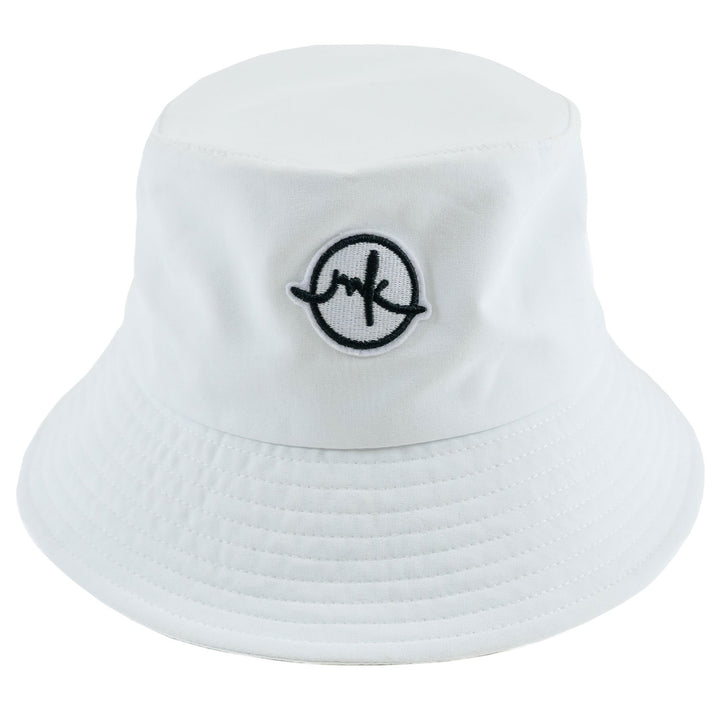 M033 Colton Nylon Bucket Hat - White
