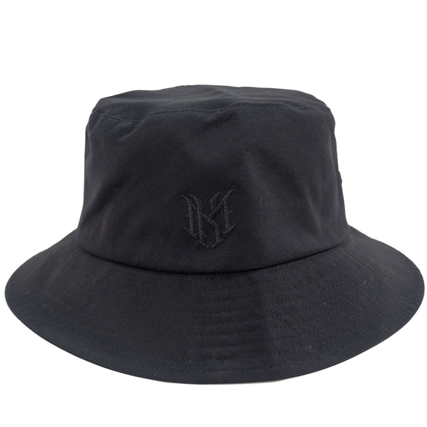 M034 Adorni Nylon Bucket Hat - Black