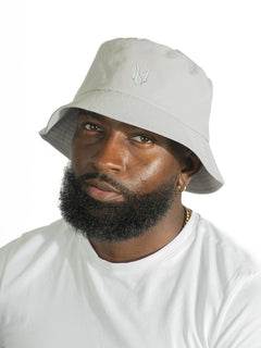 M034 Adorni Nylon Bucket Hat - Gray