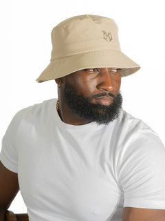 M034 Adorni Nylon Bucket Hat - Khaki