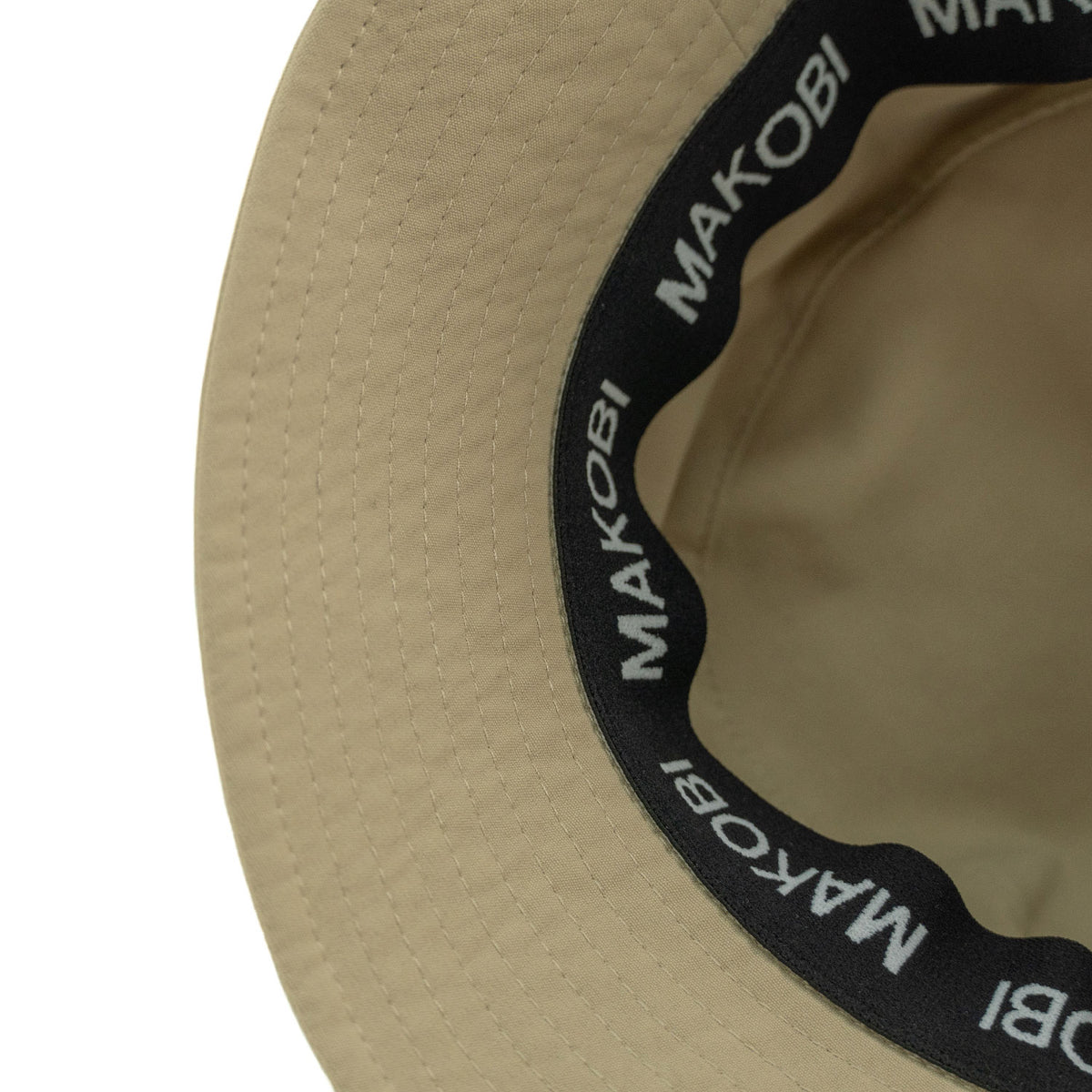 M034 Adorni Nylon Bucket Hat - Khaki