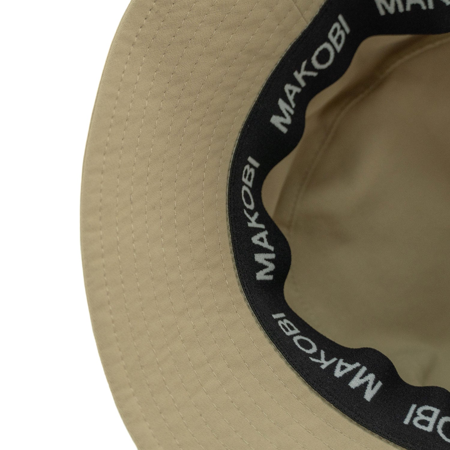 M034 Adorni Nylon Bucket Hat - Khaki