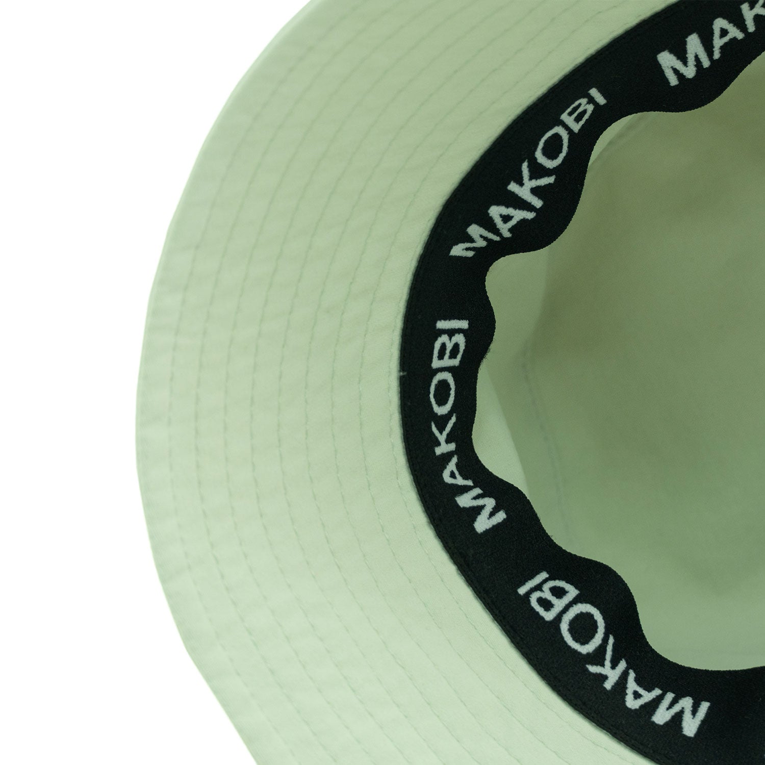 Makobi M034 Adorni Nylon Bucket Hat in Kiwi, view 4