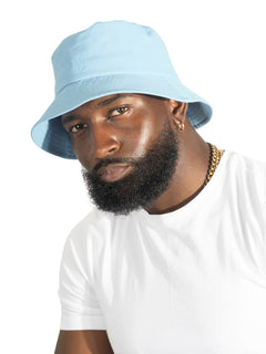 M034 Adorni Nylon Bucket Hat - Blue