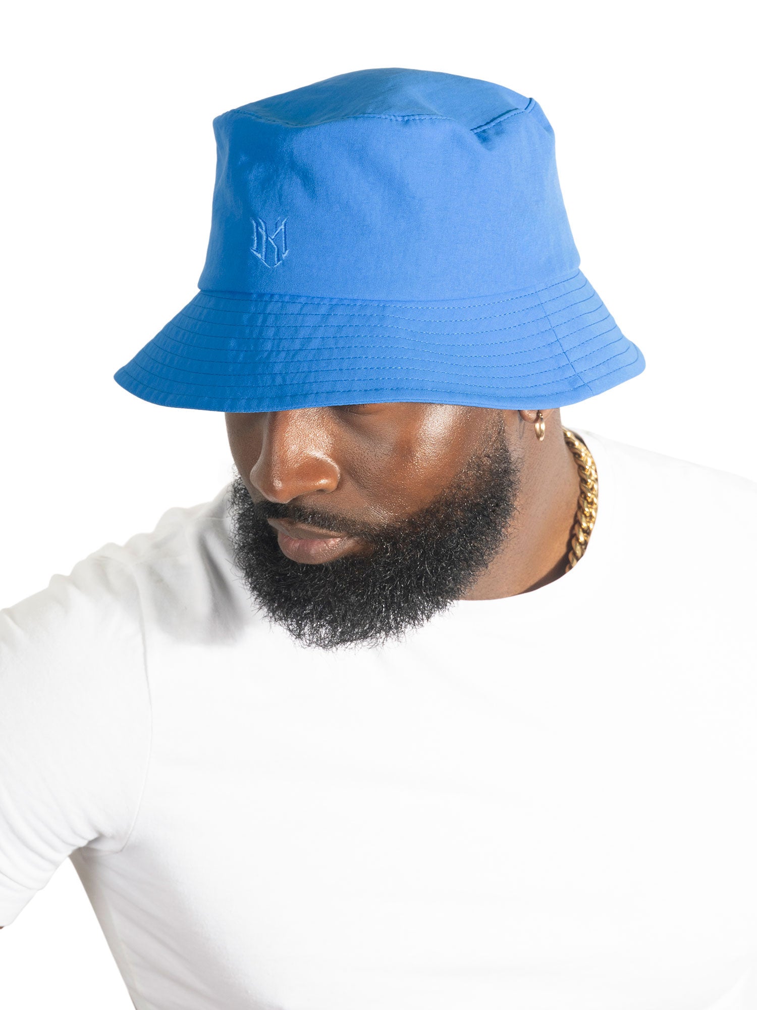 M034 Adorni Nylon Bucket Hat - Royal