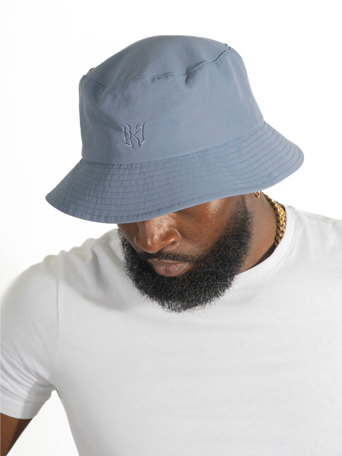 M034 Adorni Nylon Bucket Hat - Midnight Blue