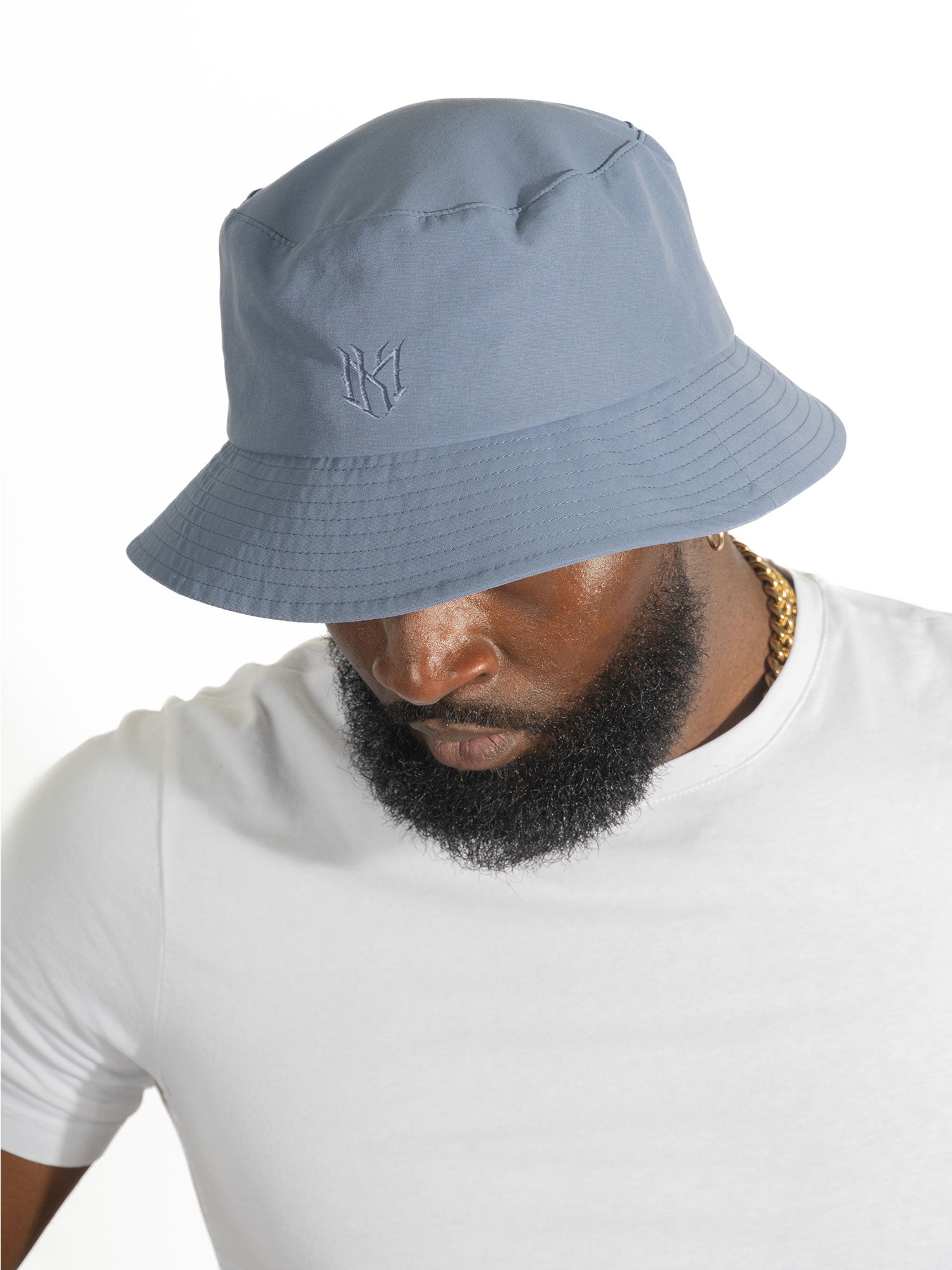 M034 Adorni Nylon Bucket Hat - Midnight Blue