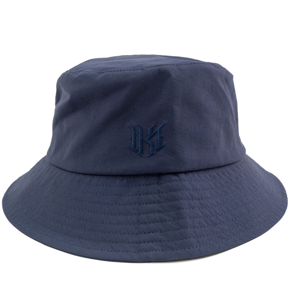 Makobi M034 Adorni Nylon Bucket Hat in Navy, view 2
