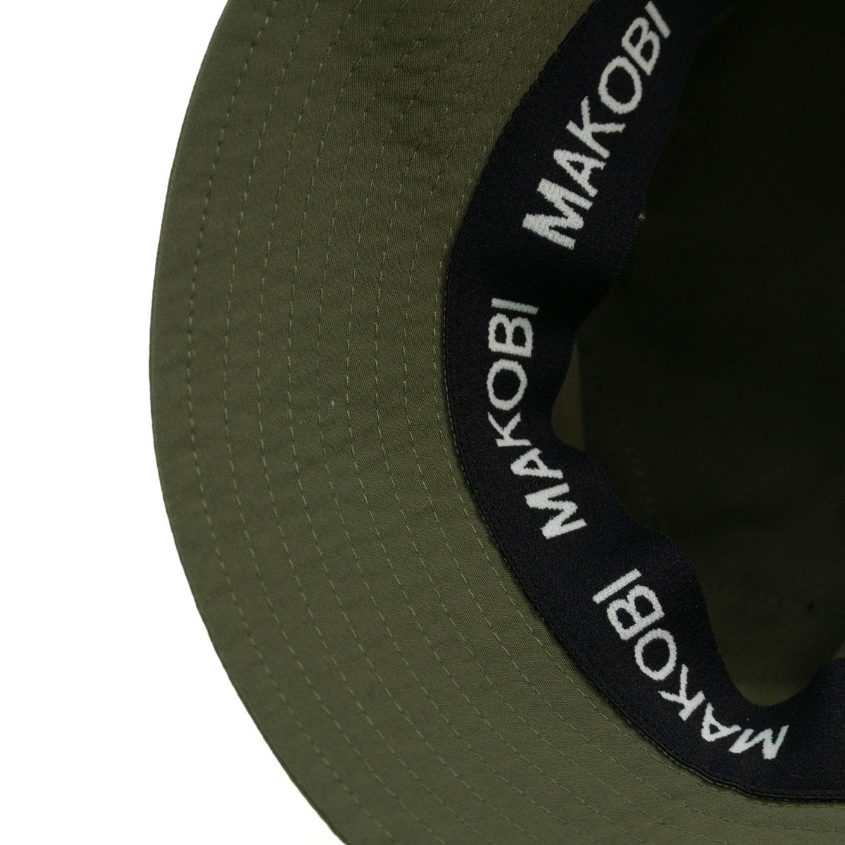 M034 Adorni Nylon Bucket Hat - Olive
