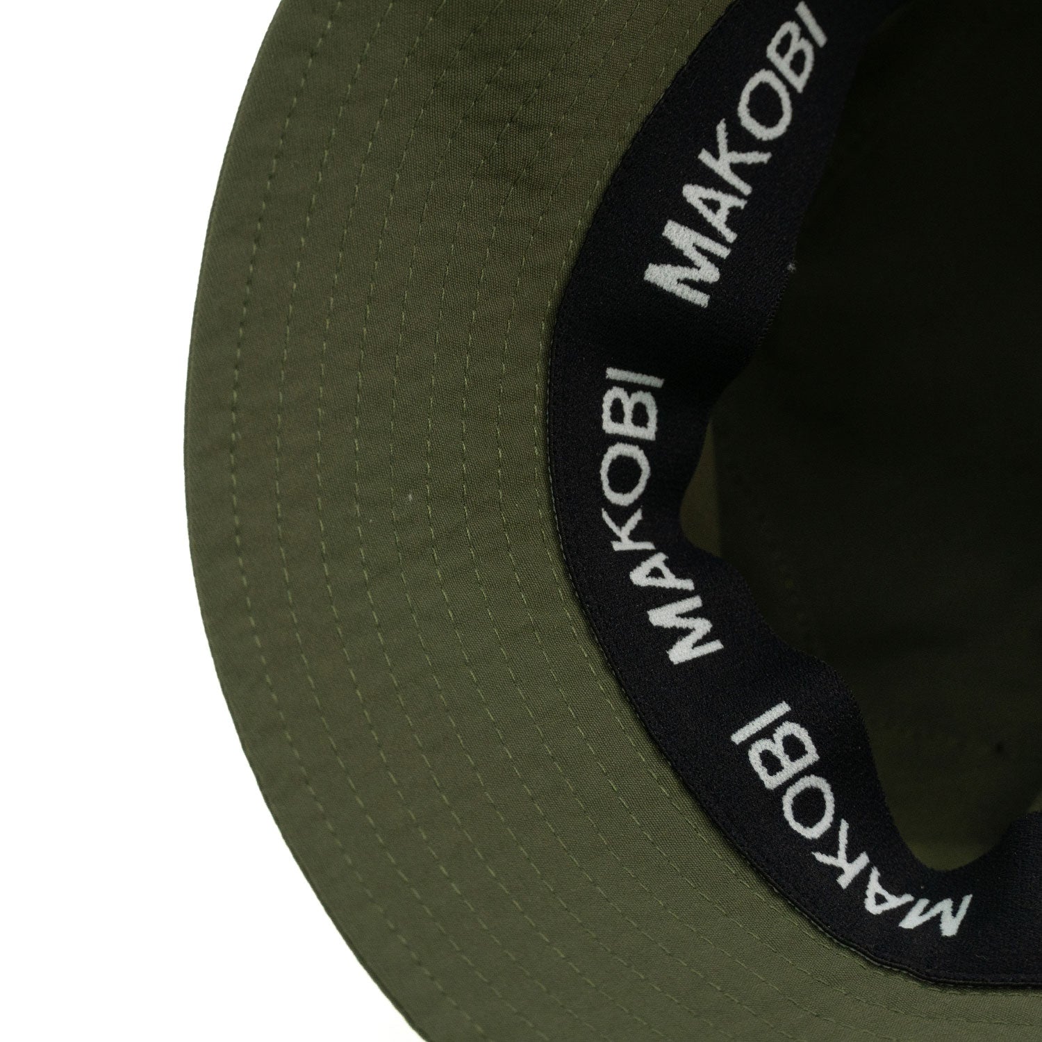 M034 Adorni Nylon Bucket Hat - Olive