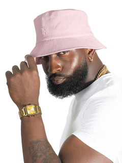 M034 Adorni Nylon Bucket Hat - Pink