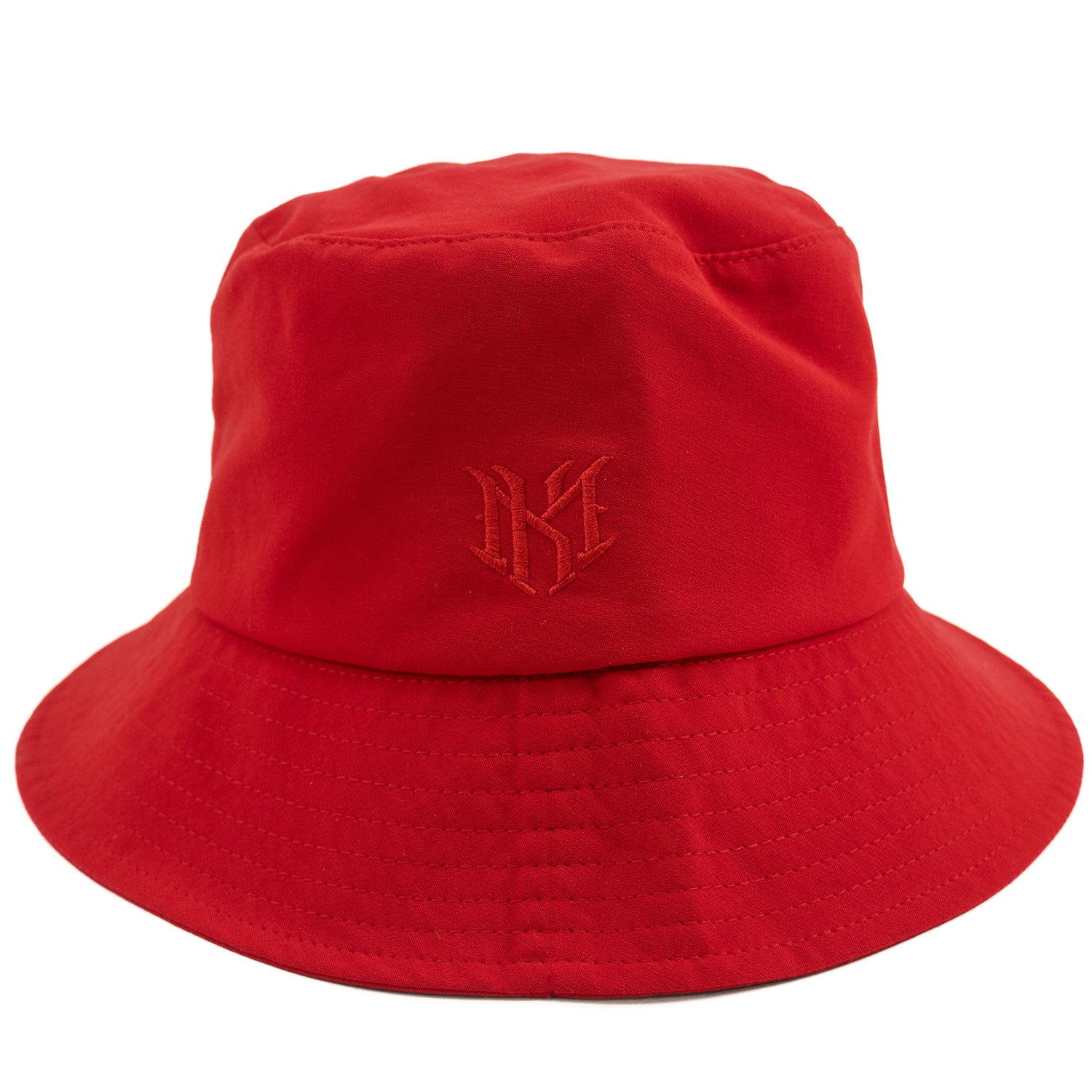 M034 Adorni Nylon Bucket Hat - Red