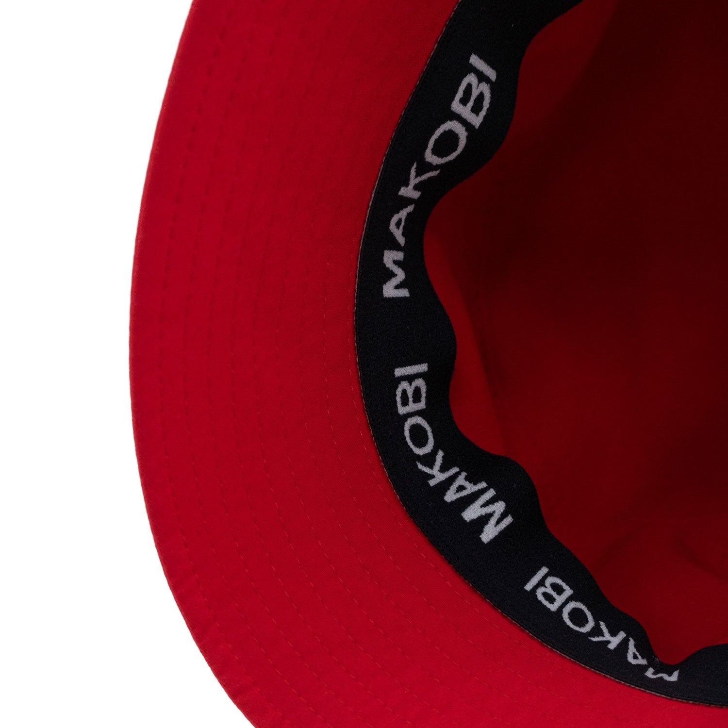M034 Adorni Nylon Bucket Hat - Red