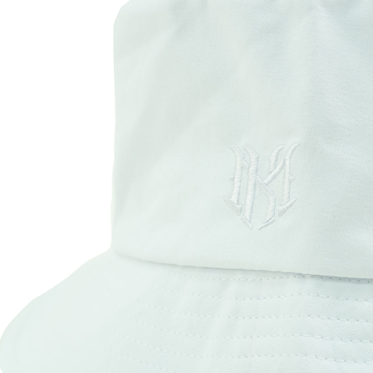 M034 Adorni Nylon Bucket Hat - White
