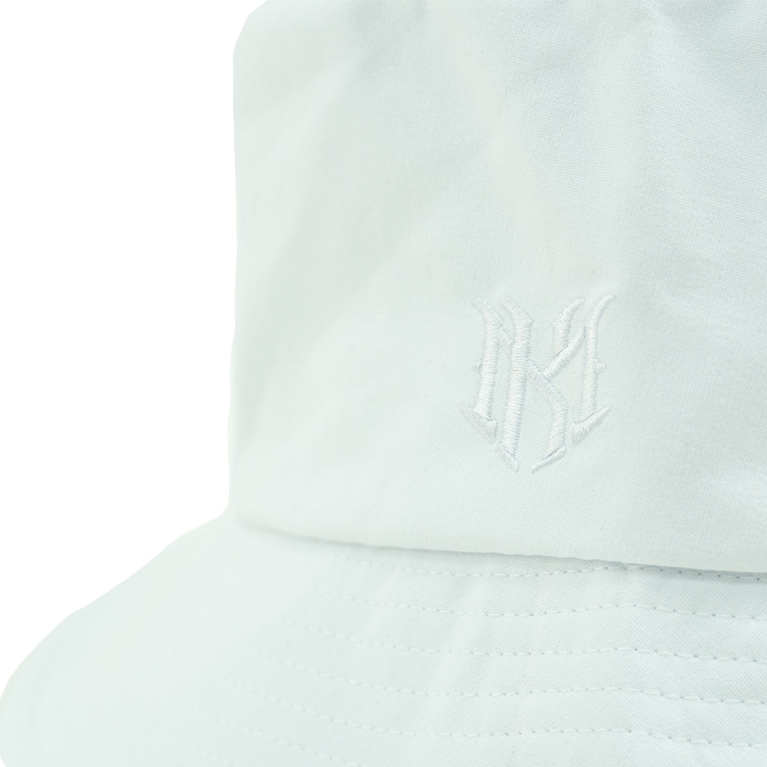 M034 Adorni Nylon Bucket Hat - White
