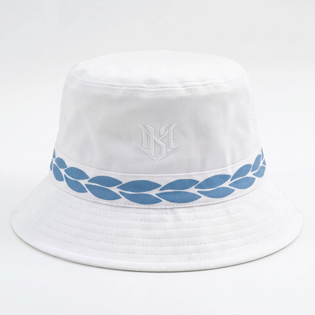 M061 Elite Club Twill Bucket Hat - White – Makobi Jeans USA