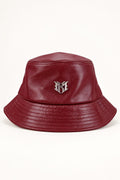 M080 Azzuri Bucket Hat - Burgundy