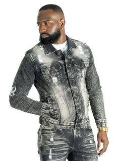 M1000 Prego Denim Jacket - Black Wash