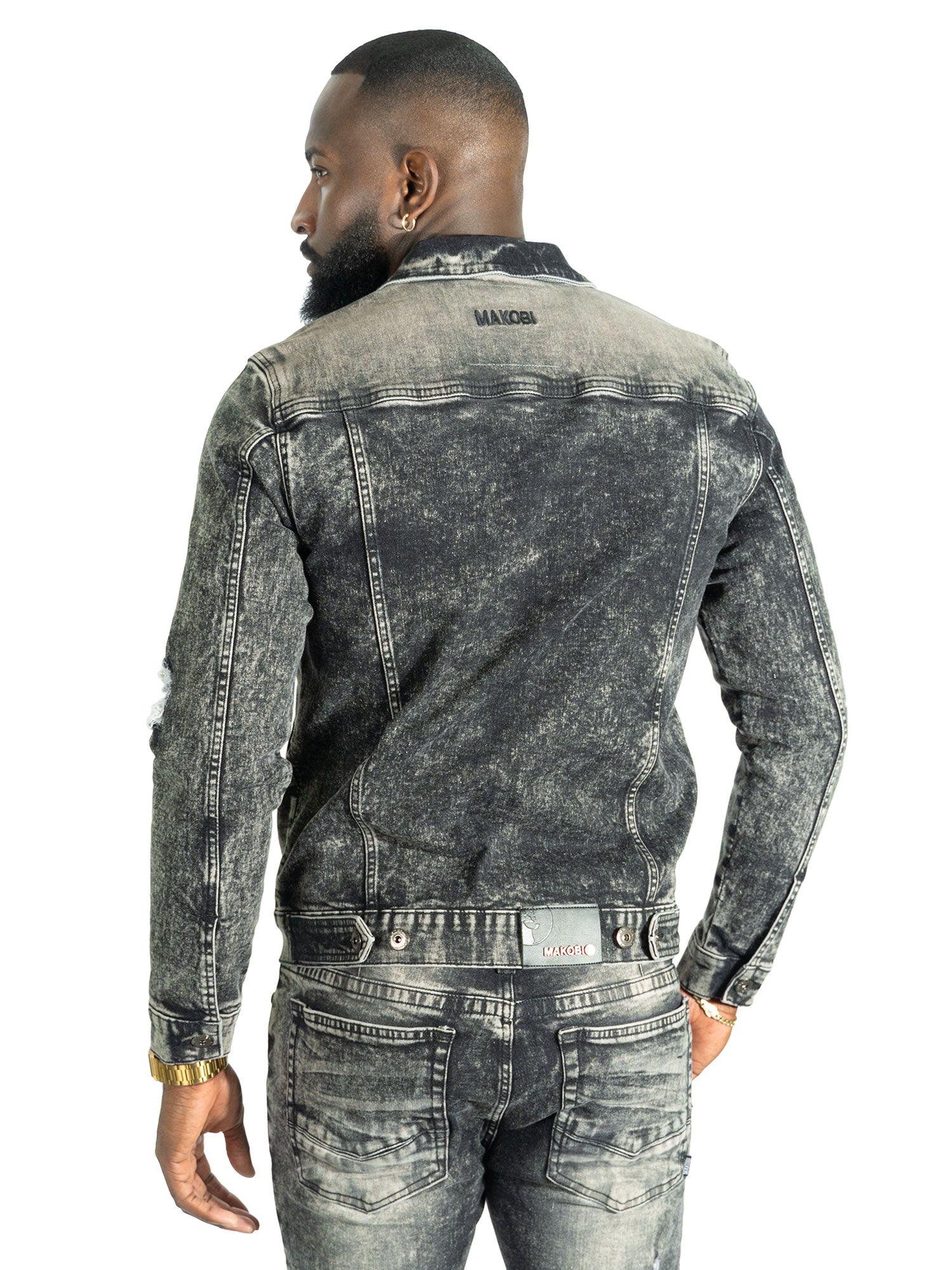 M1000 Prego Denim Jacket - Black Wash