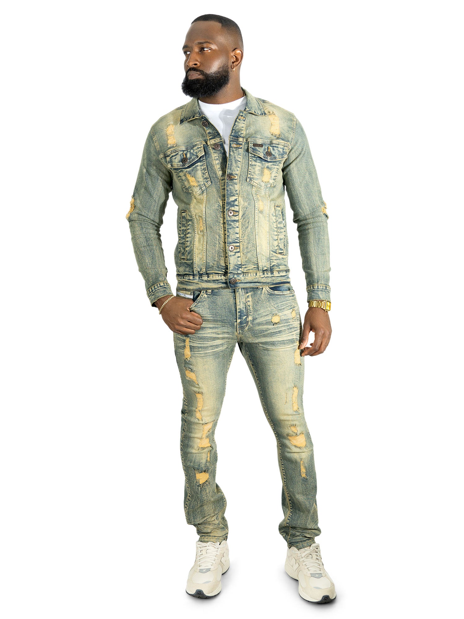 M1000 Prego Denim Jacket - Dirt
