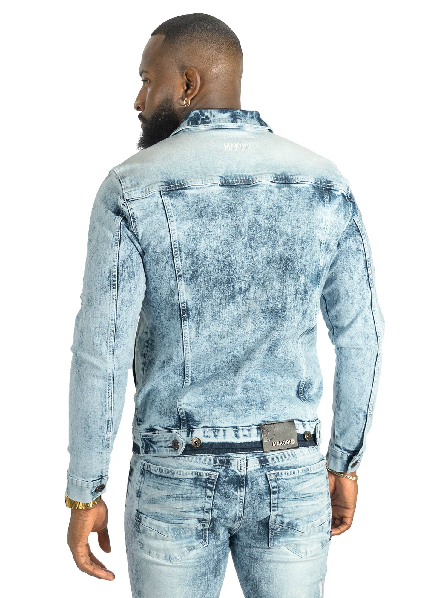 M1026 - کت جین کوره ماکوبی - بورگوندی