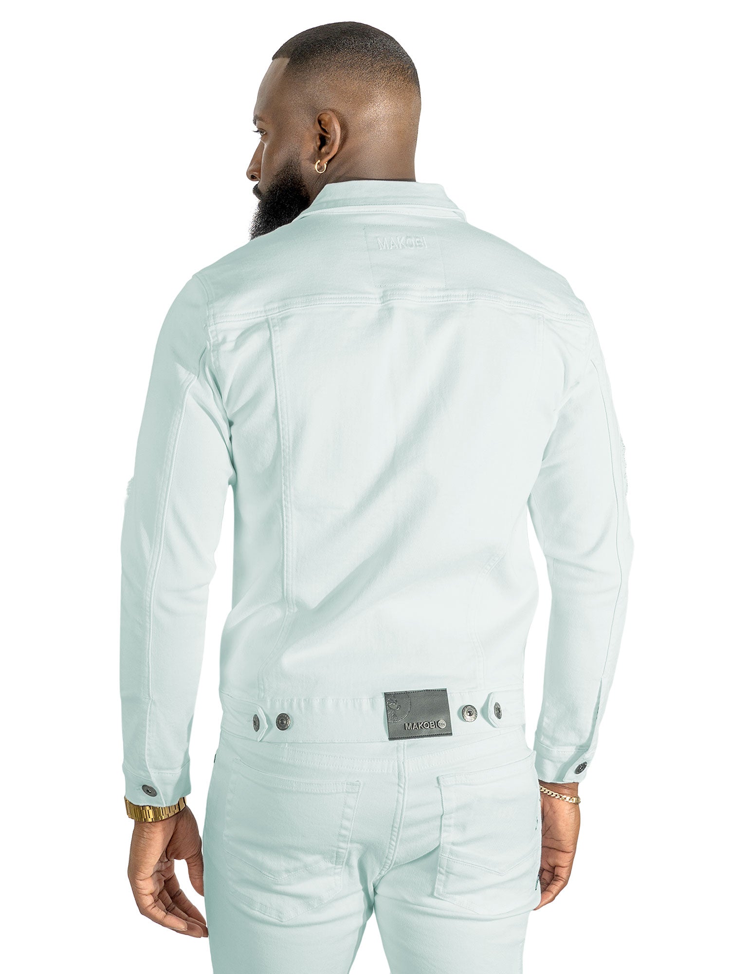 M1000 Prego Denim Jacket - White