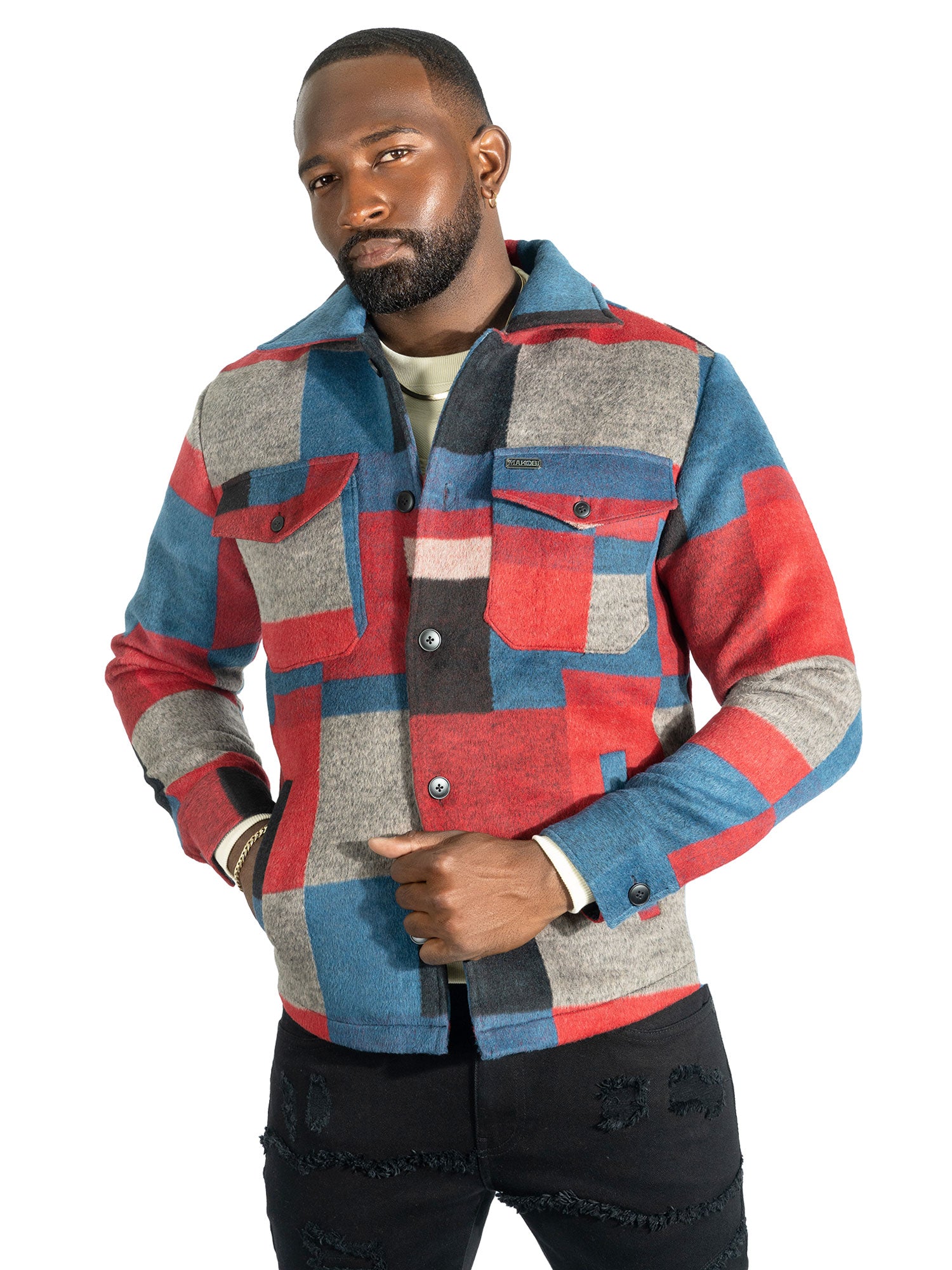 M10011 Mansori Wool Jacket - Black