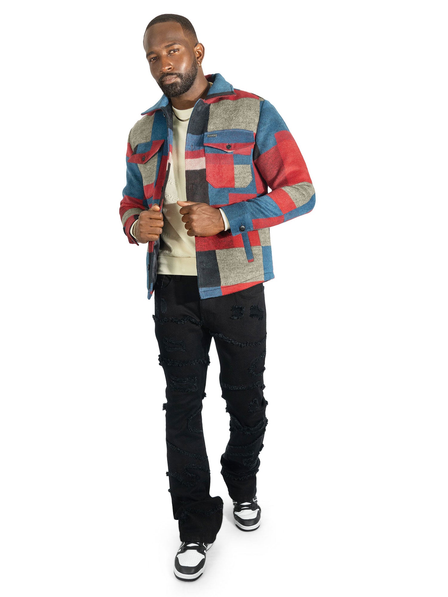 M10011 Mansori Wool Jacket - Black
