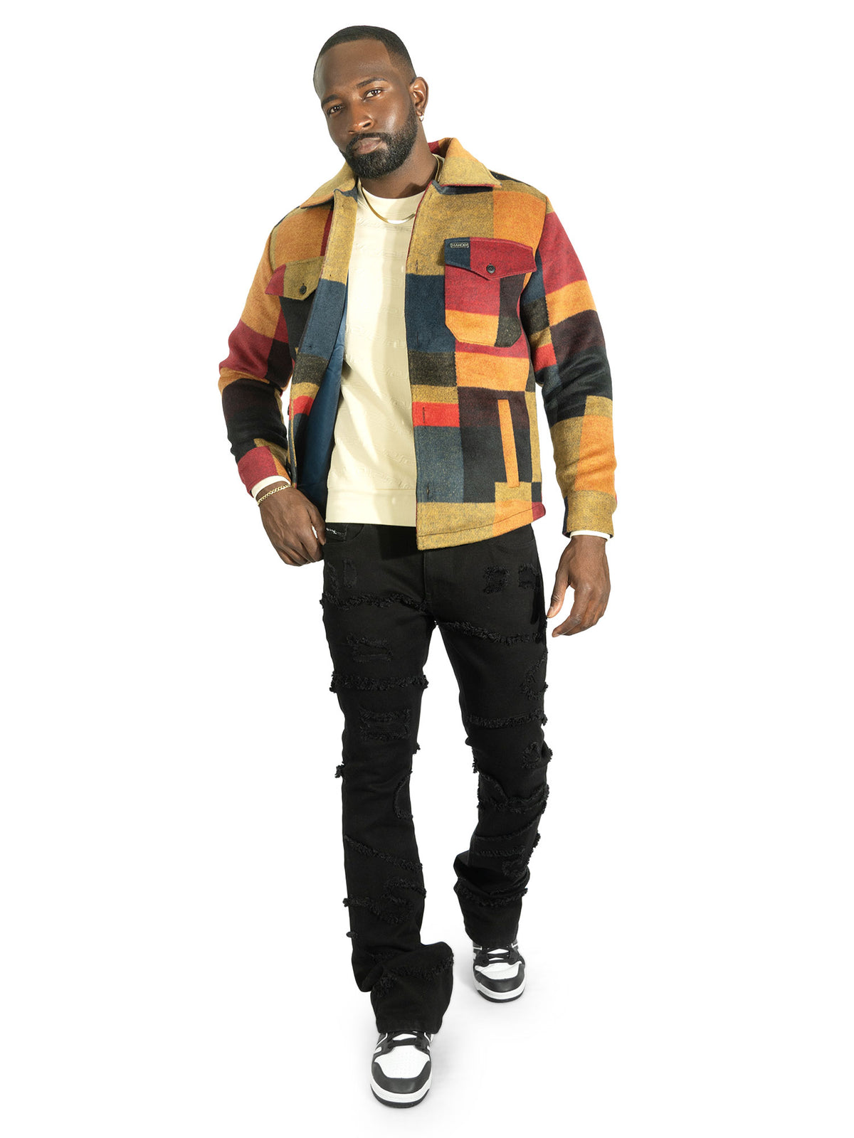 M10011 Mansori Wool Jacket - Navy
