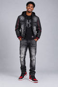 Porada Denim Set - Black