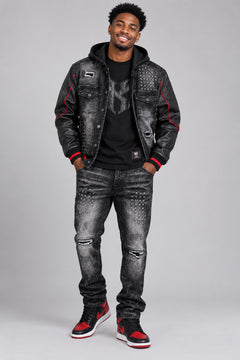 Porada Denim Set - Black