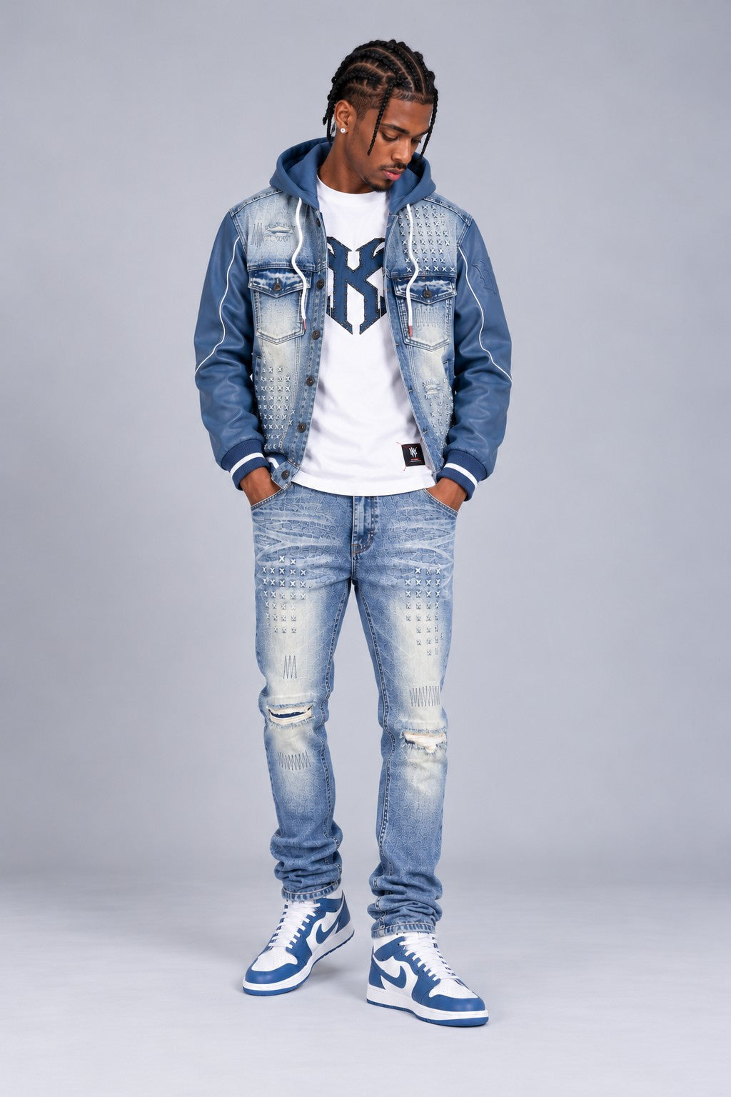 M1621 Porada Denim Jeans - Light Wash