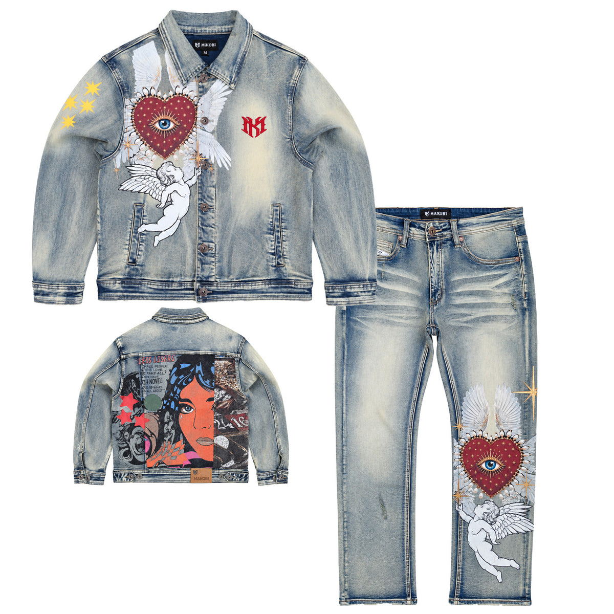 Jevanti Denim Set - Dirt