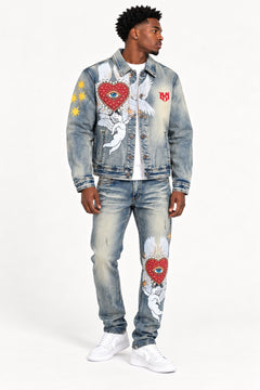 Jevanti Denim Set - Dirt