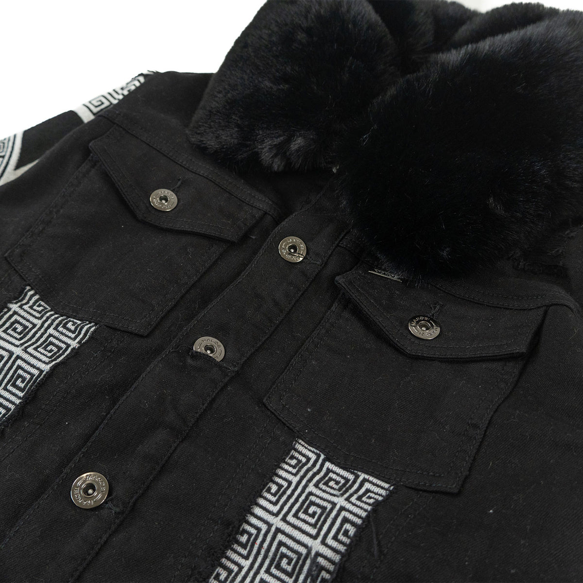 Makobi M1054 Sartoni Denim Jacket in Black (NOT SOLD SEPARATELY - Add M1954 jeans to your Cart), view 4