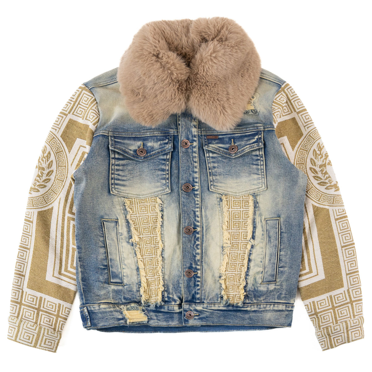 Makobi M1054 Sartoni Denim Jacket in Dirt (NOT SOLD SEPARATELY - Add M1954 jeans to your Cart), view 2