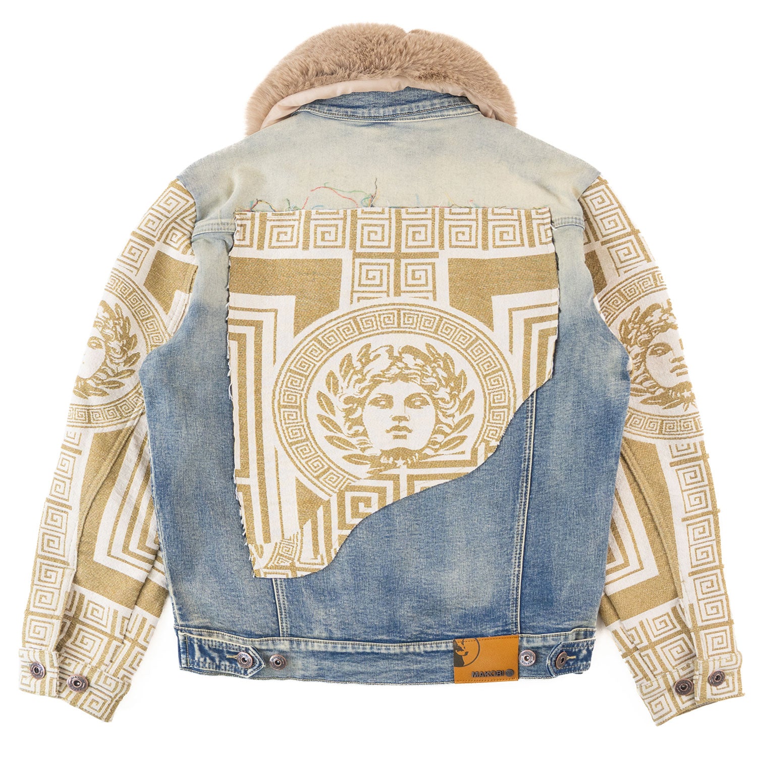 Makobi M1054 Sartoni Denim Jacket in Dirt (NOT SOLD SEPARATELY - Add M1954 jeans to your Cart), view 3