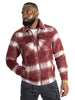 M1058 Gabana 26' Shacket - Burgundy