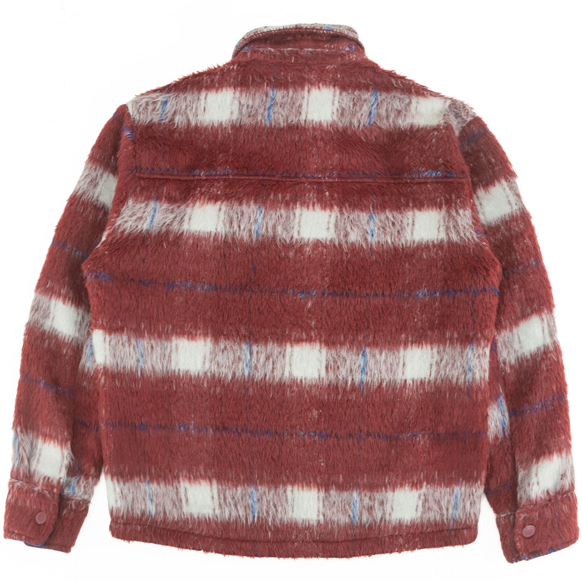 M1058 Gabana 26 Wool Shacket - Burgundy