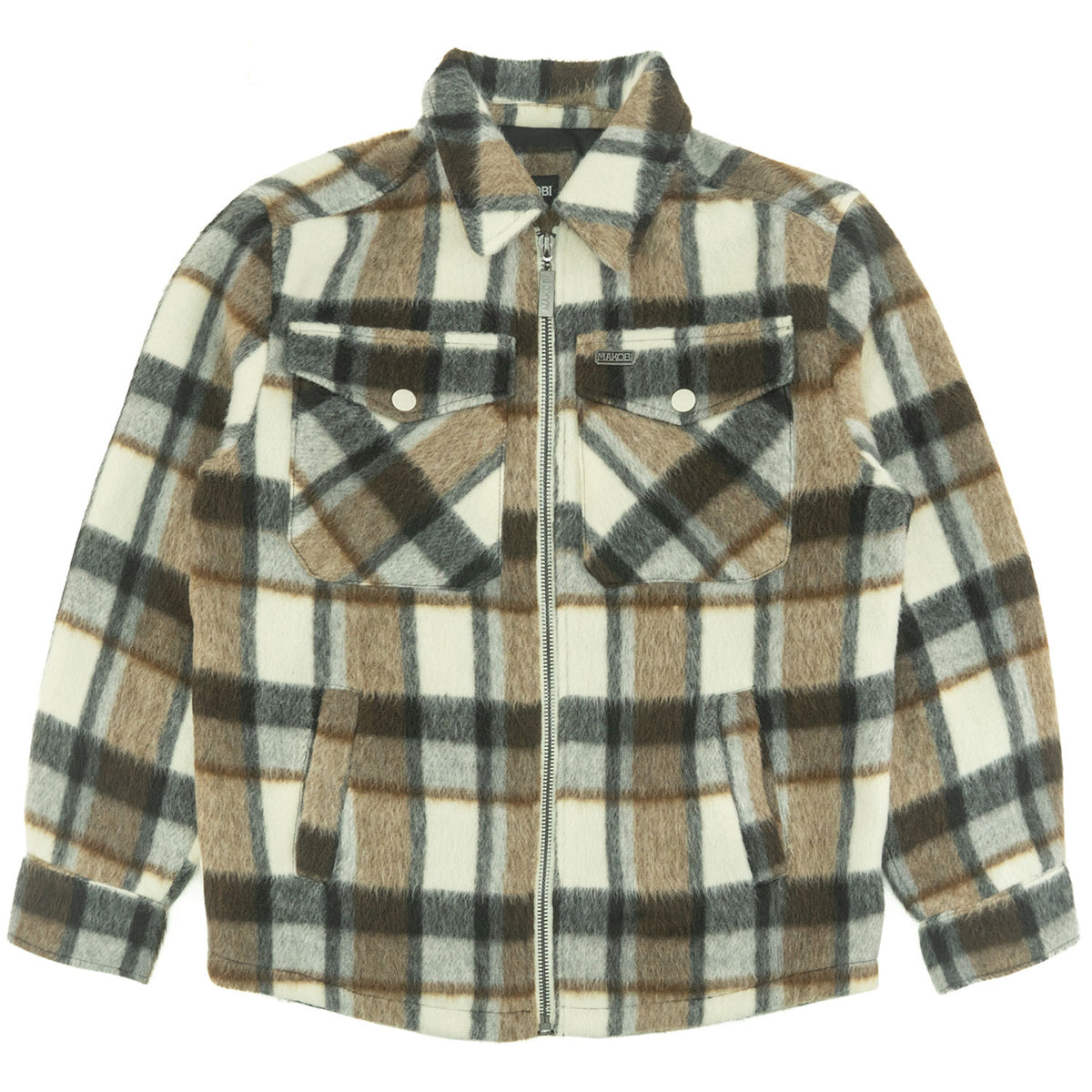 M1058 Gabana 26 Wool Shacket - Natural