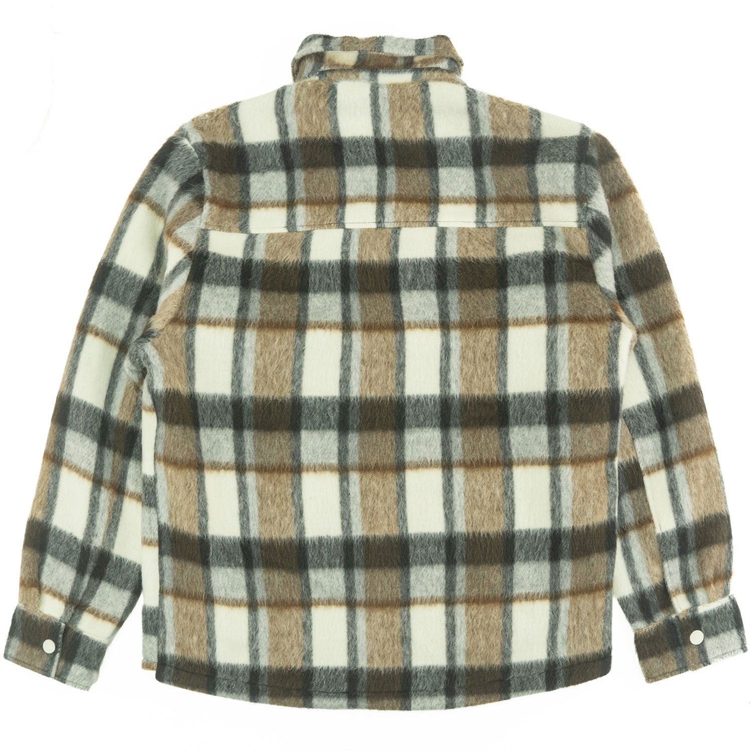 M1058 Gabana 26 Wool Shacket - Natural
