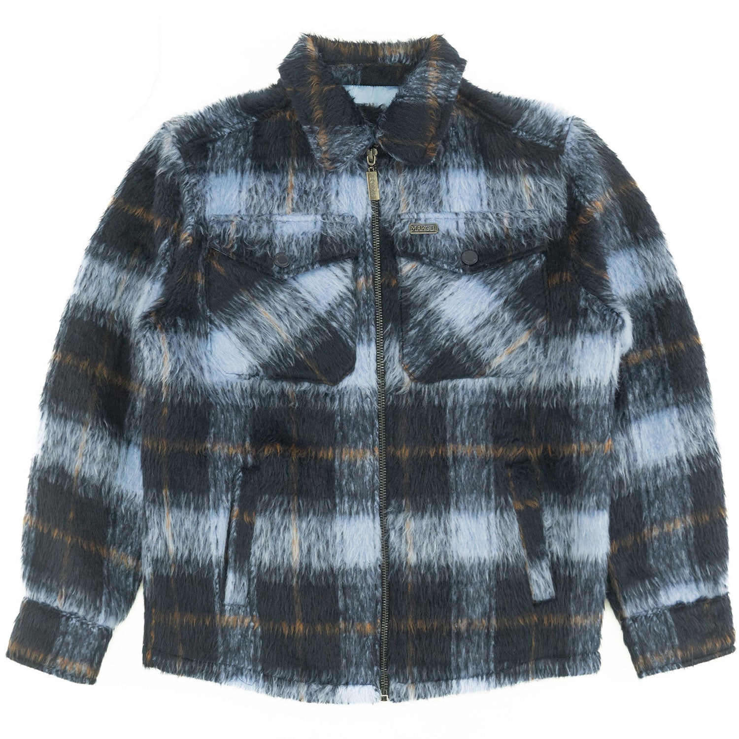 M1058 Gabana 26 Wool Shacket - Navy
