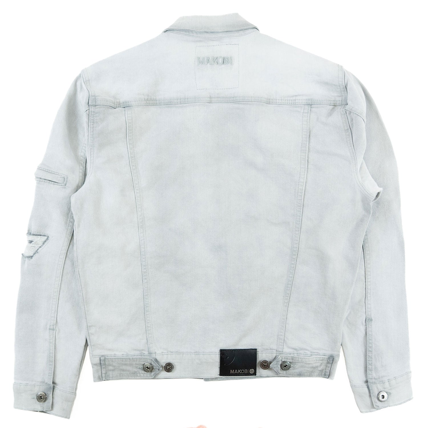 M1079 Moreli Denim Jacket - Gray